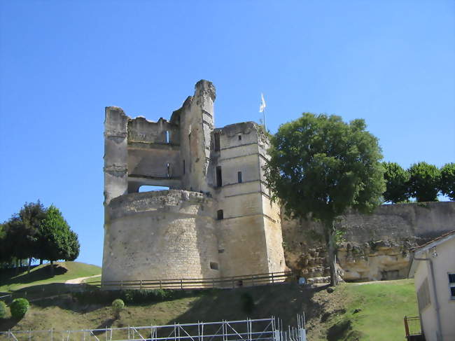 Les ruines du donjon de Montguyon - Montguyon (17270) - Crédit photo: Wikipédia