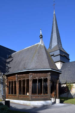 photo Pierres en lumières - Porche-église de Ry