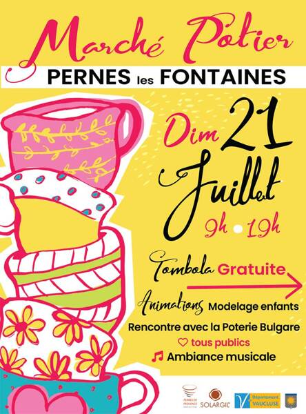 Marché Potier de Pernes Les Fontaines