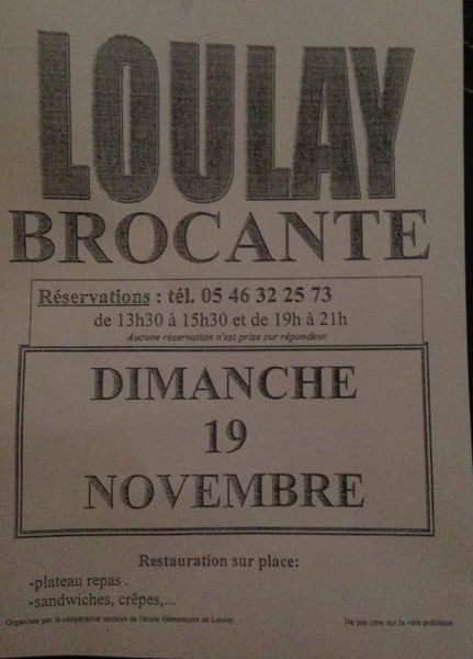 BROCANTE DANS TOUT LE BOURG