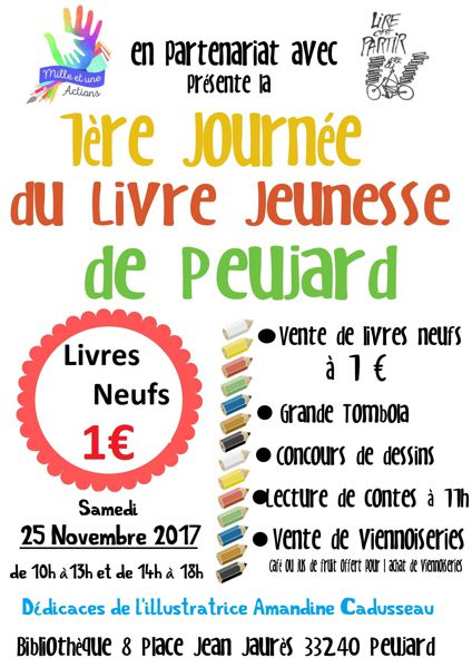 1ère Journée du Livre Jeunesse de Peujard