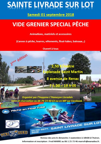 Vide grenier spécial pêche