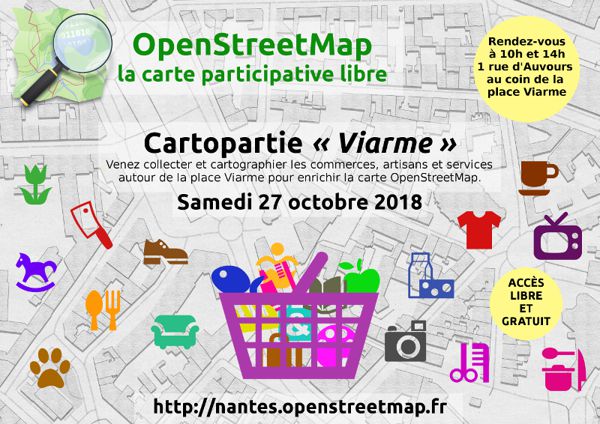 Cartopartie OpenStreetMap – Commerces de Nantes