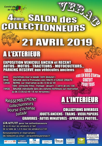 4 ème SALON DES COLLECTIONNEURS à VERAC (33)