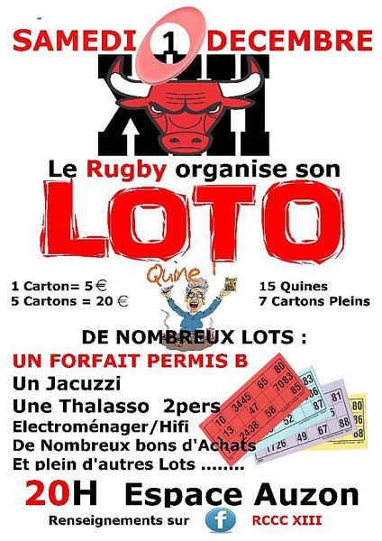 LOTO DU RCCC XIII