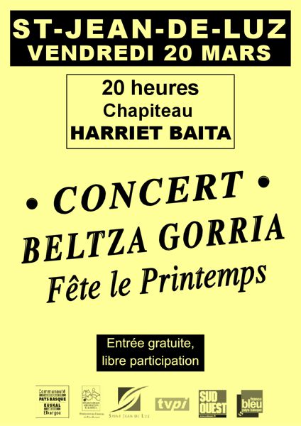 Beltza Gorria fête le printemps