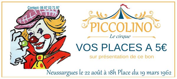 Spectacle du cirque Piccolino