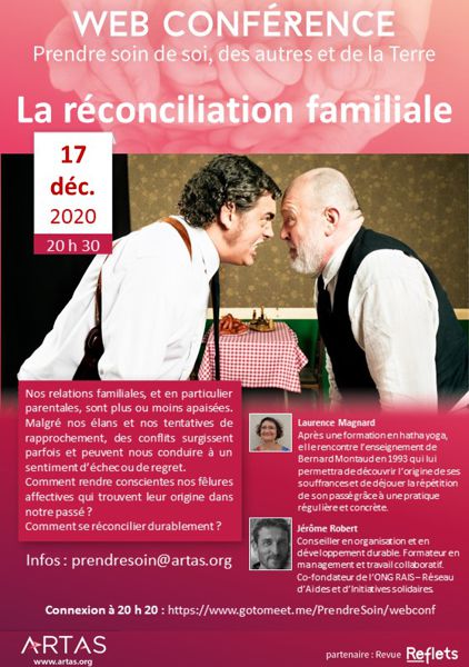 Web conférence LA RECONCILIATION FAMILIALE