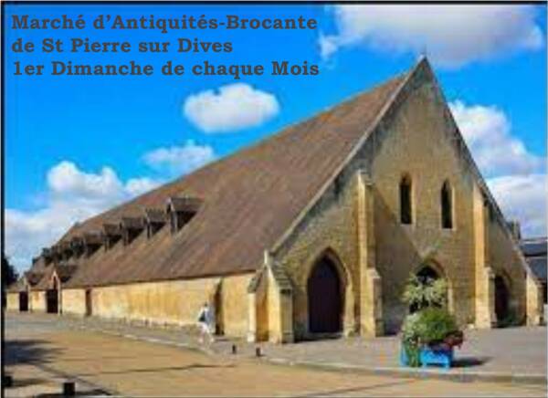 Marché mensuel d'Antiquités-Brocante de St PIERRE en AUGE(14)