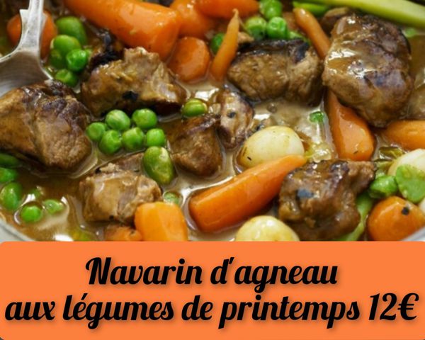 Week-end Navarin d 'agneau aux légumes de printemps