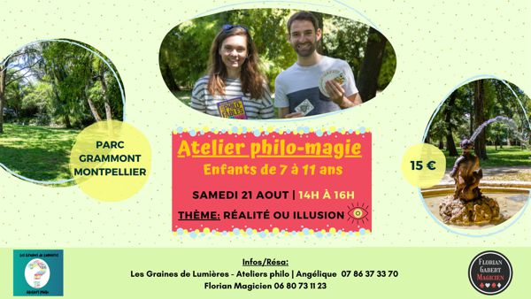 Ateliers philo-magie enfants Montpellier