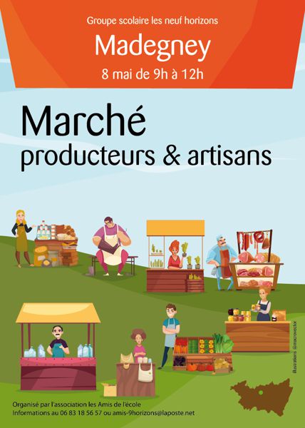 Marché de producteurs et artisans locaux