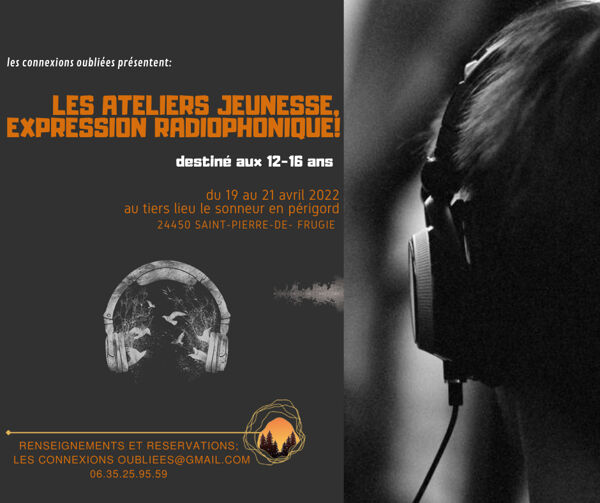 Atelier expression radiophonique jeunesse!