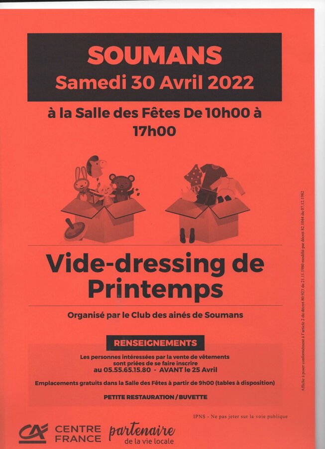 Vide dressing