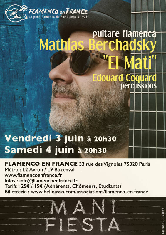 Récital flamenco avec  Mathias Berchadsky