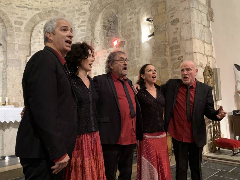 Polyphonies à l'église de Peyriac de mer