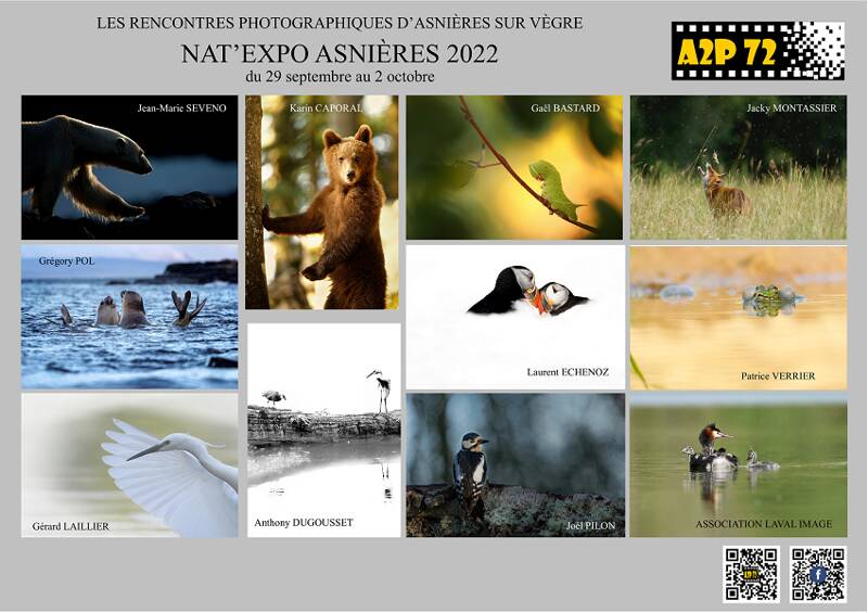 NAT’EXPO 2022 « RENCONTRES PHOTOGRAPHIQUES D’ASNIÈRES SUR VÈGRE »