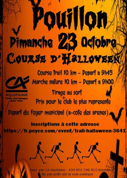 Course d’halloween _AC Pouillon