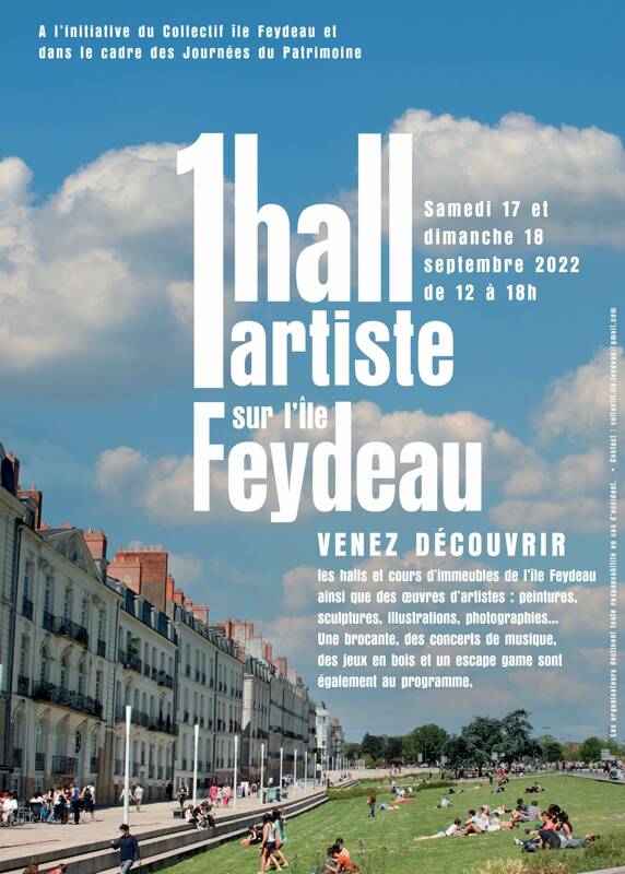 « un hall, un artiste » sur l’Île Feydeau