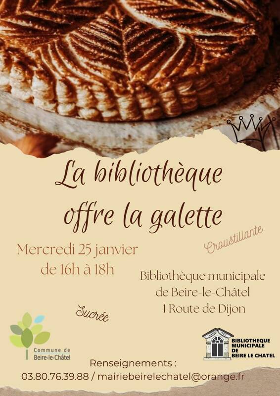 La bibliothèque offre la galette