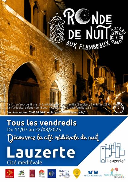 Visite nocturne : ronde de nuit aux flambeaux