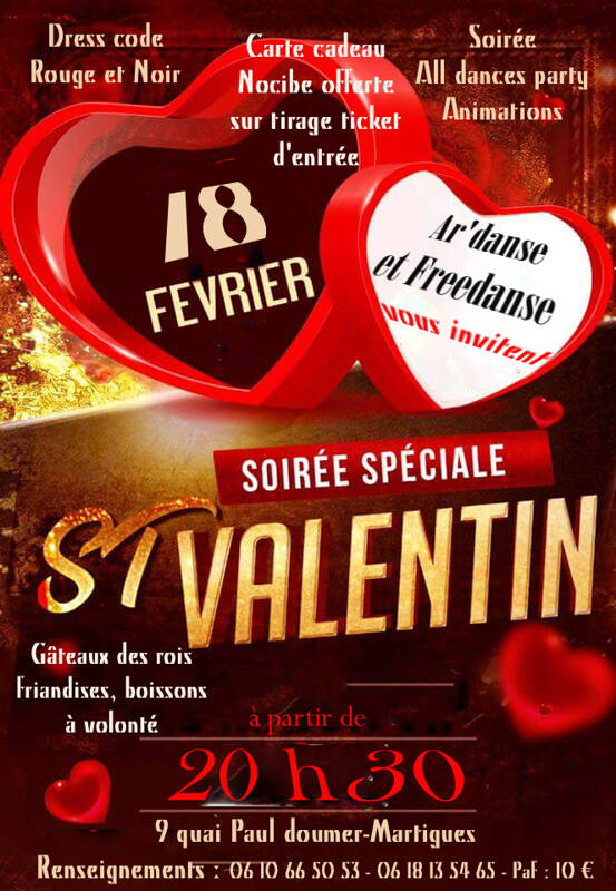 Soirée spéciale St valentin