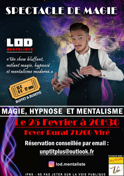 MAGIE, HYPNOSE ET MENTALISME