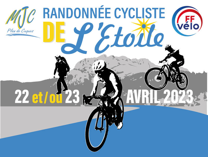 Randonnée Cycliste de l'Etoile 2023 (Route / VTT / Rando pédestre)