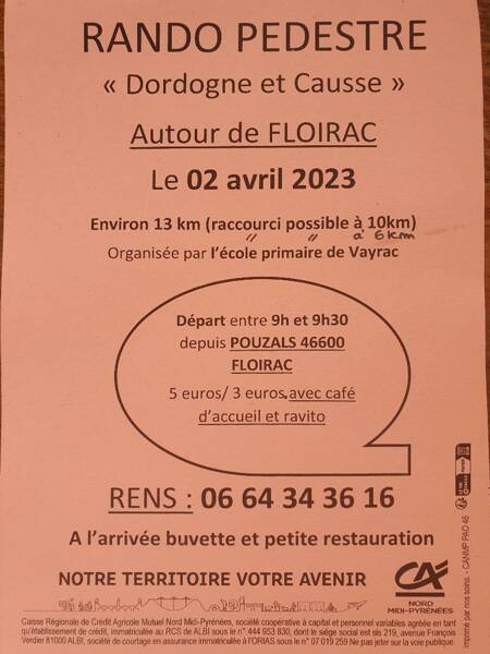 Randonnée pédestre intergénérationnelle entre Dordogne et Causse