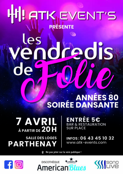 Soirée dansante, années 80