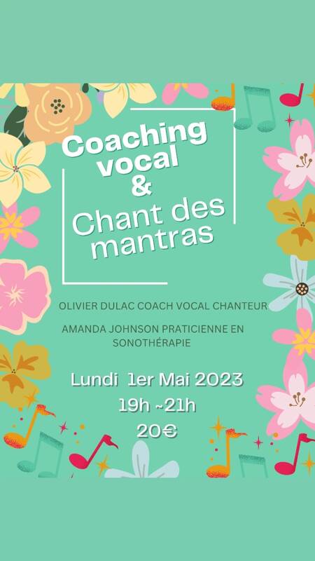 Coaching vocal & chant des  Mantras