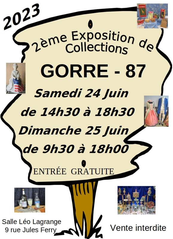 2ème SALON DES COLLECTIONNEURS DE GORRE 87