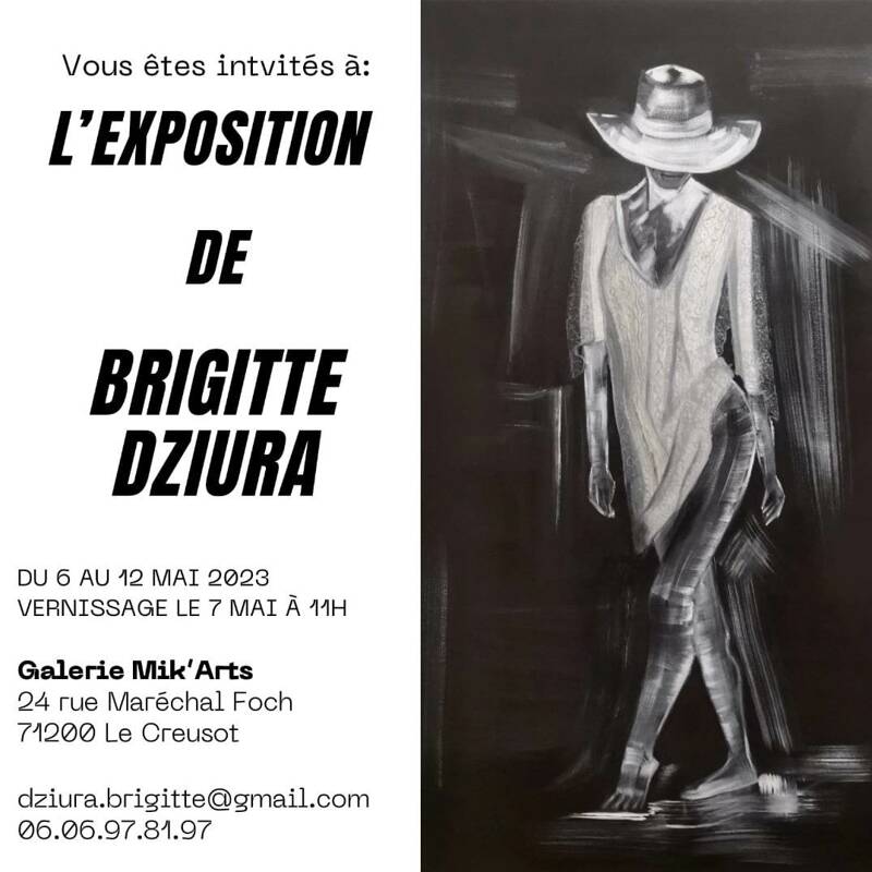 EXPOSITION de l'artiste peintre BRIGITTE DZIURA