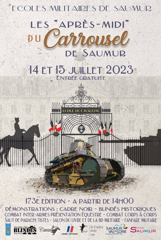 Aux Ecoles militaires de Saumur, les 14 et 15 juillet, le Carrousel de