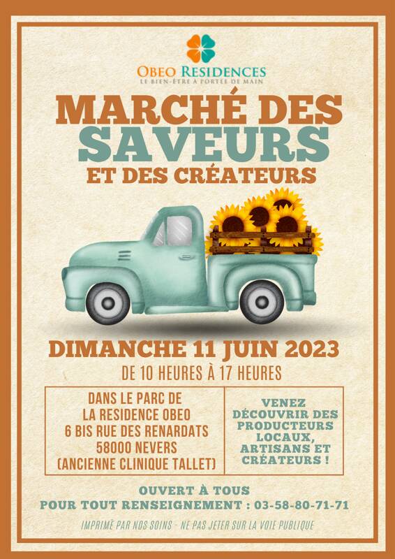 Marché des saveurs et des créateurs