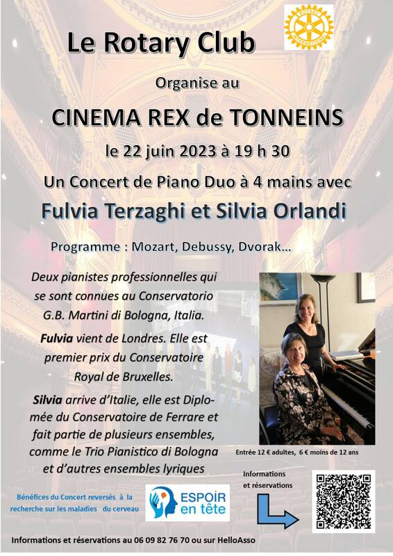 Concert de Piano Duo 4 mains