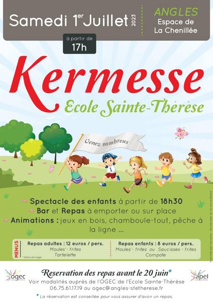 Kermesse école Sainte Thérèse