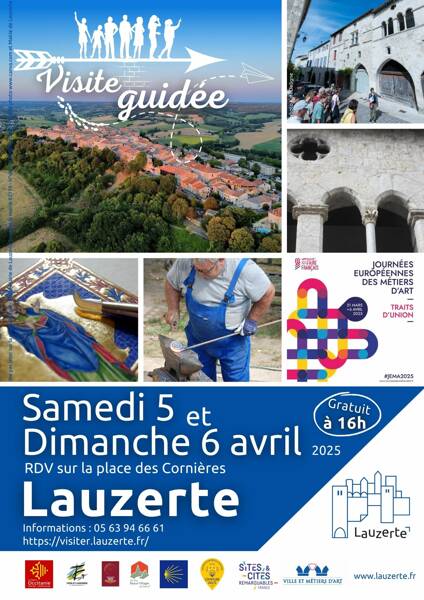 Visite guidée : les détails artistiques de la cité médiévale de Lauzerte