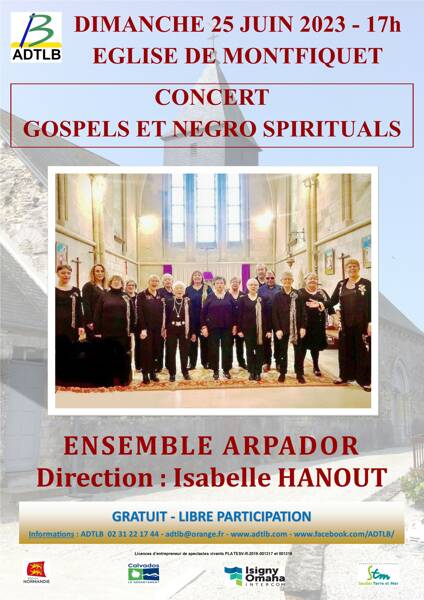 Concert de Gospels et Negro Spirituals par l'Ensemble ARPADOR