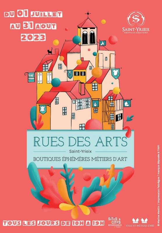 Rues des arts à St Yrieix La Perche