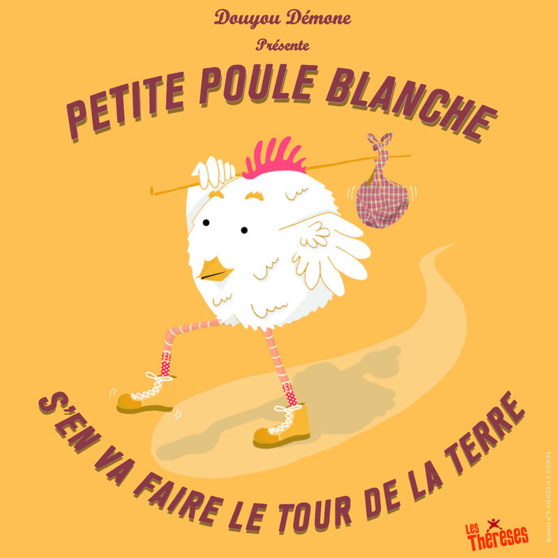 Petite poule blanche s’en va faire le tour de la terre