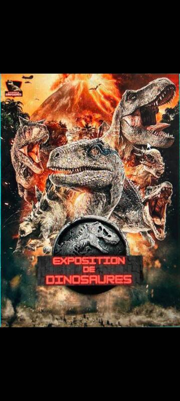 Exposition de dinosaures