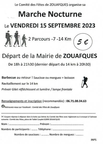 Marche nocturne de Zouafques