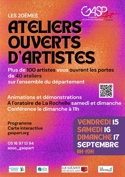 Ateliers Ouverts d'artistes La Rochelle et agglomération 