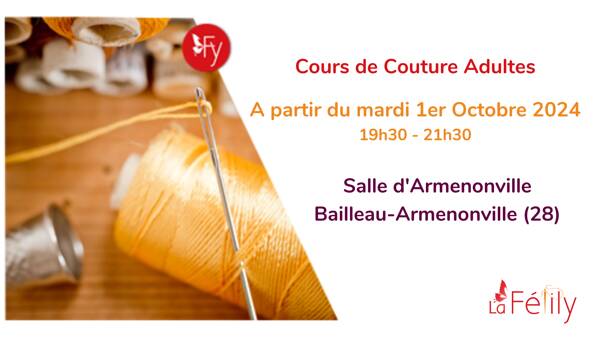 Cours de Couture Adultes Bailleau-Armenonville