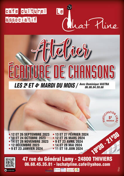 Atelier écriture de chansons