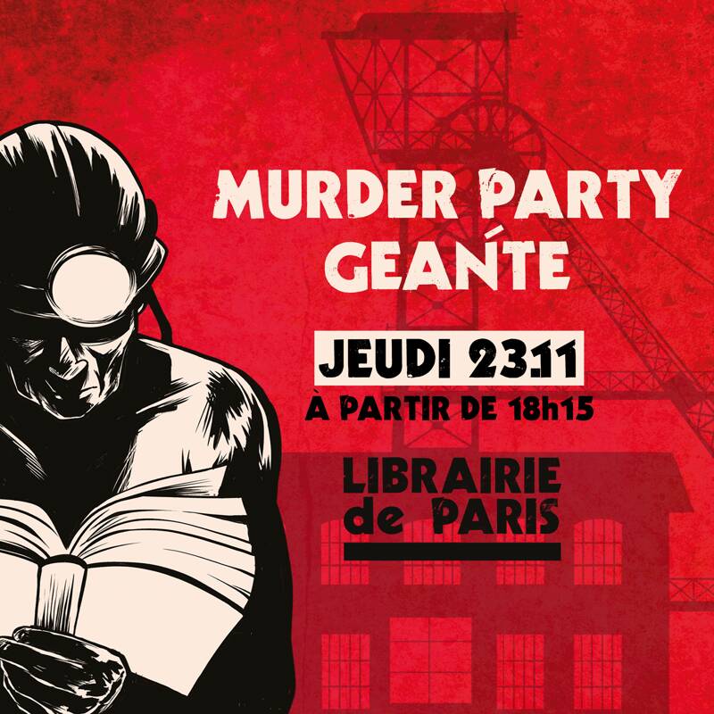 MURDER PARTY GÉANTE | Librairie de Paris