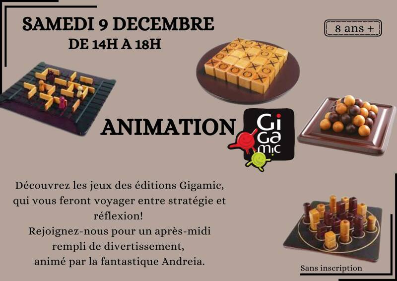 Animation-jeux GIGAMIC