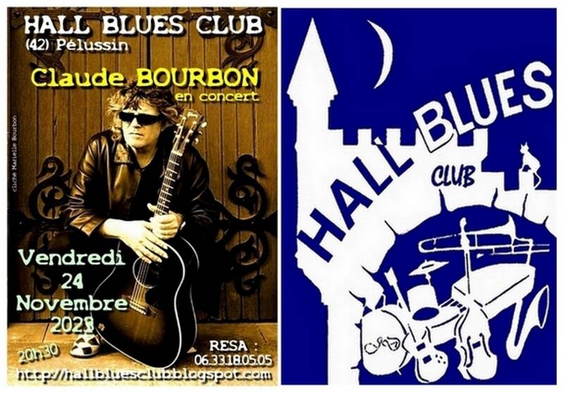 Blues avec Claude BOURBON au Hall Blues Club