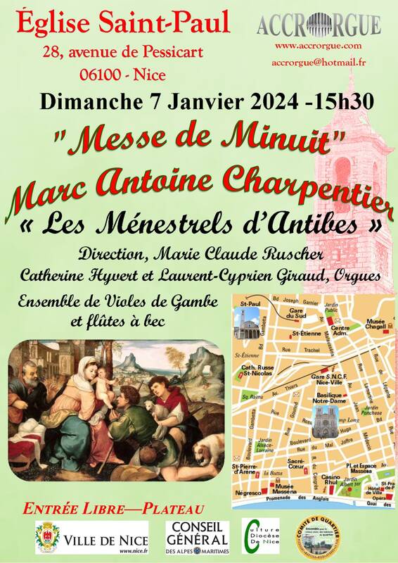 Dimanche 7 Janvier 2024 à 15h30 « Messe de Minuit »